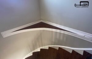 Baseboard & Shoemold​ in stairs