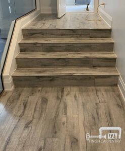 Wooden floors and stairs