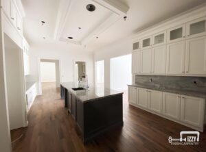 Kitchen with wooden finishes