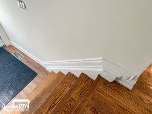 Stairs in house entrance