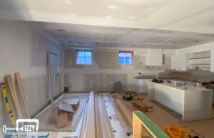 We're working on a big basement with wooden windows, kitchen, floors, doors and baseboards